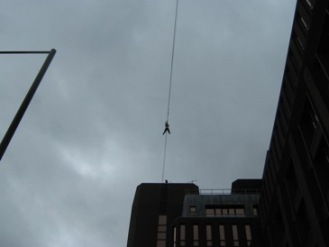 Katie's Tyrolean Traverse